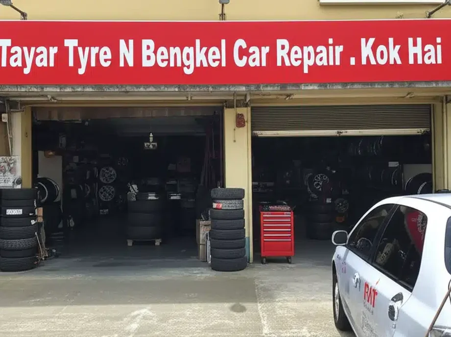Kok Hai Tayar Tyre N Bengkel Car Repair 1 kok hai tayar tyre n bengkel car repair 1